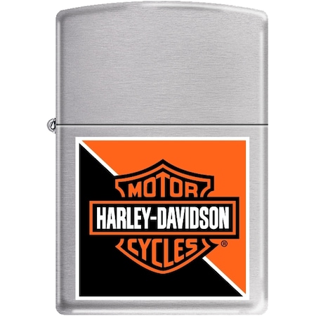 Zippo 2024 Zippo Custom Hd Orange Black Satin Chrome ZIP-207CI001601